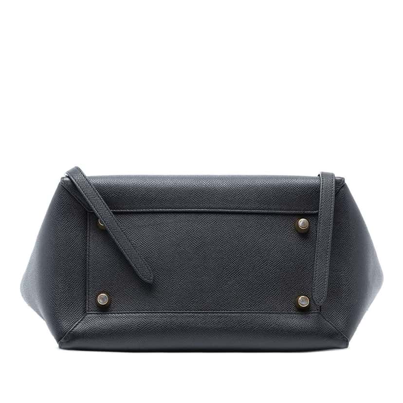 Celine Mini Grained Calfskin Belt Bag Black Leather Good condition - Inside View