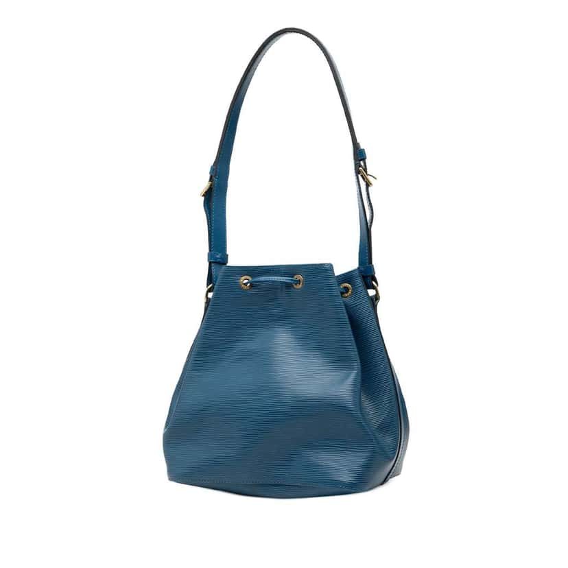 Louis Vuitton Epi Petit Noe Blue Leather Good condition - Back View
