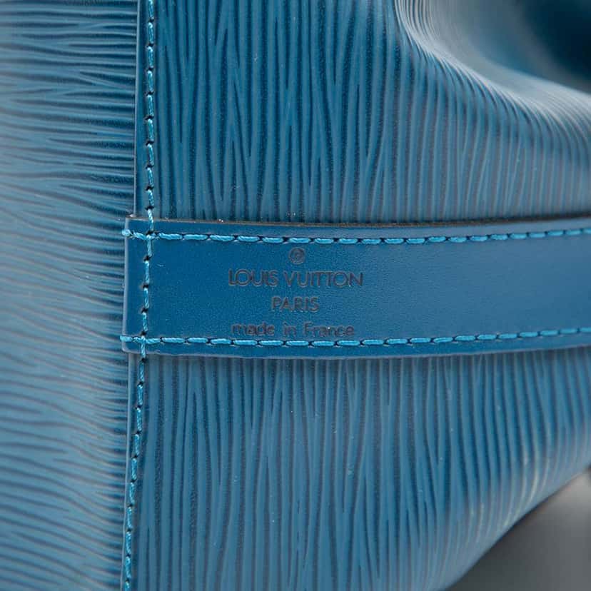 Louis Vuitton Epi Petit Noe Blue Leather Good condition - Box View
