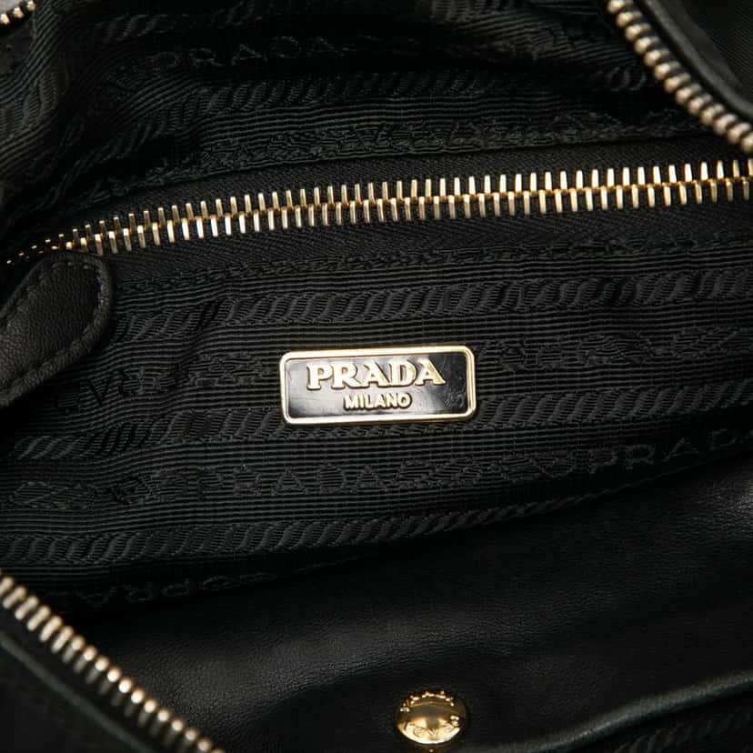 Prada Tessuto Shoulder Bag Black Good condition - Box View