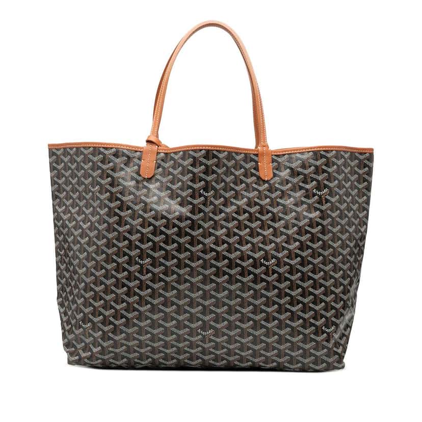 Goyard Goyardine Saint Louis GM Black Canvas Very good condition - Front View