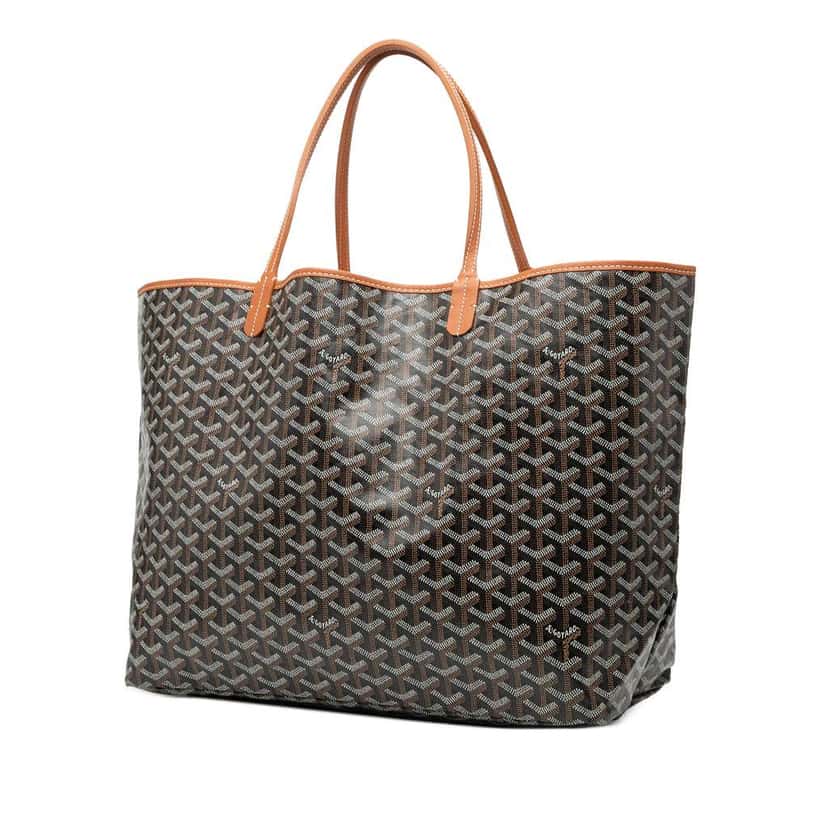 Goyard Goyardine Saint Louis GM Black Canvas Very good condition - Back View