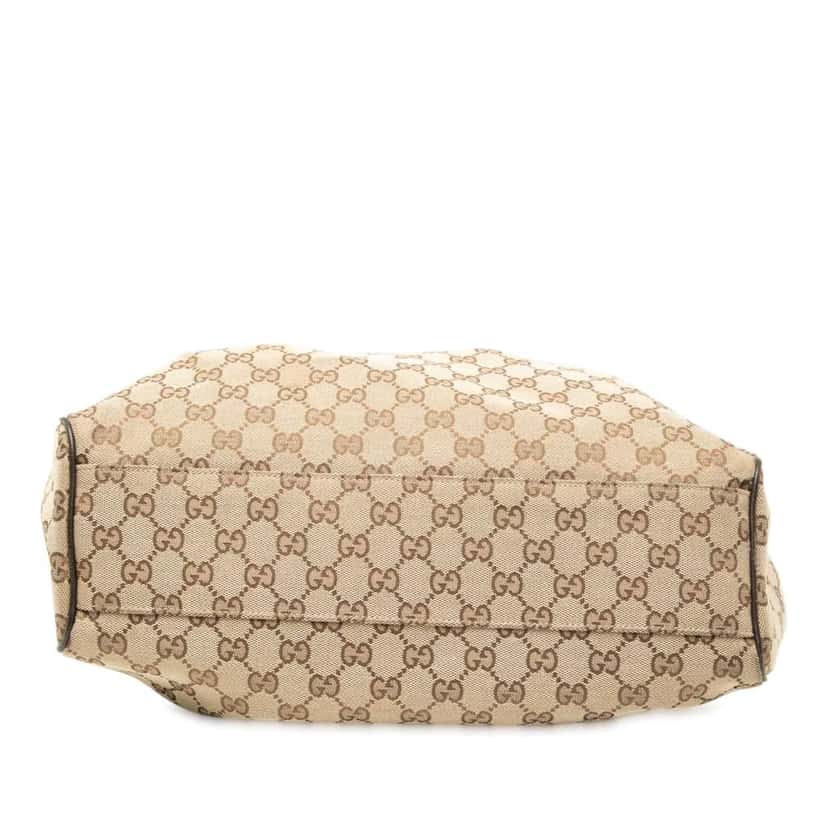 Gucci Medium GG Canvas Sukey Tote Brown Canvas Good condition - Inside View
