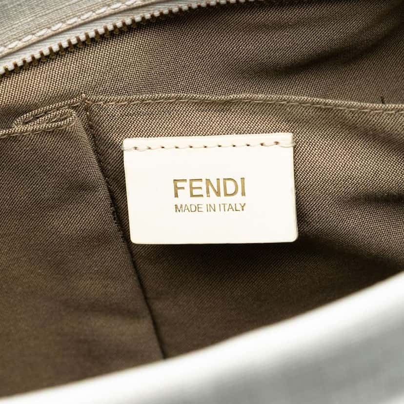 Fendi Large Zucca Spalmati Chef Shopper Tote White Canvas Very good condition - Box View