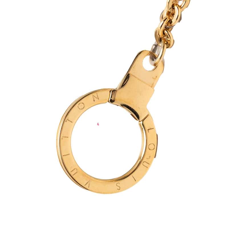 Louis Vuitton Gold Plated Spring Street Chain Bag Charm Gold Metal Good condition - Model View