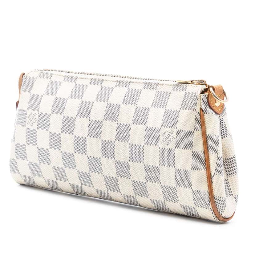 Louis Vuitton Damier Azur Eva White Good condition - Back View
