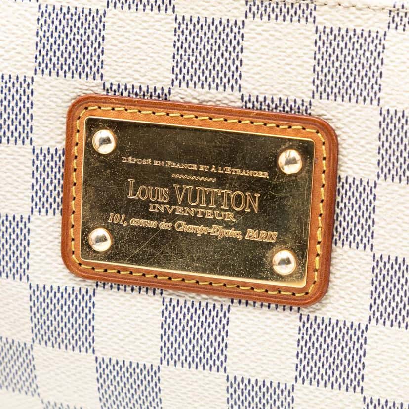 Louis Vuitton Damier Azur Eva White Good condition - Box View