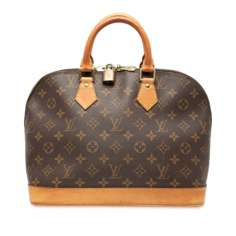 Louis Vuitton Monogram Alma PM Brown Good condition - Front View