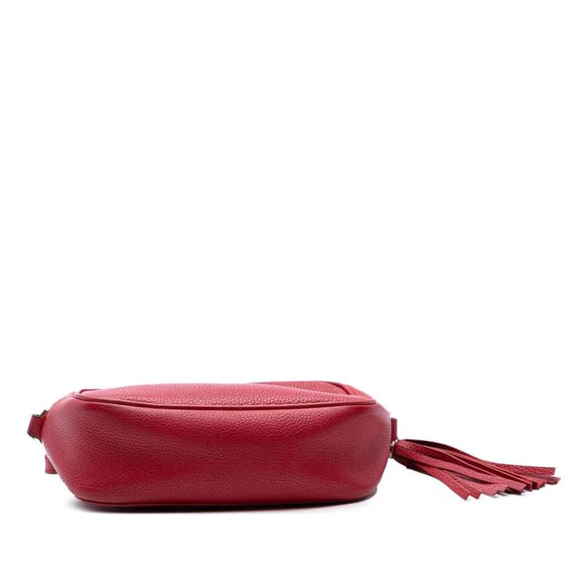 Gucci Leather Soho Disco Crossbody Red Leather Good condition - Inside View