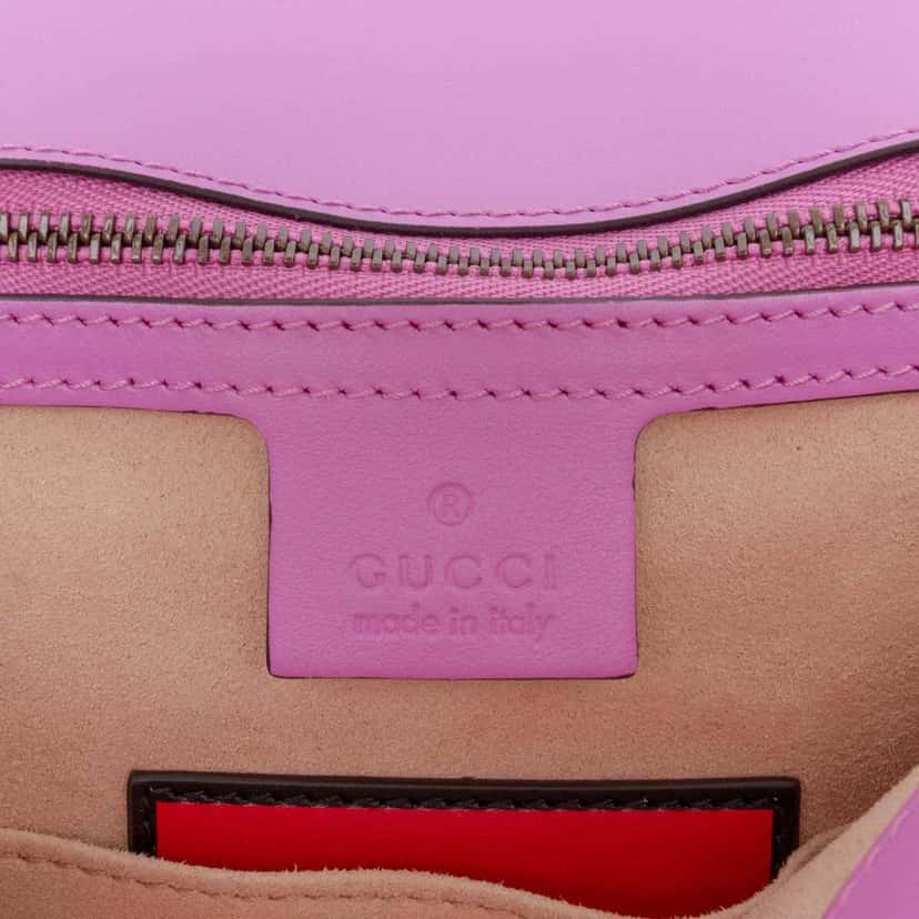 Gucci Large GG Marmont Matelasse Leather Shoulder Bag Pink Leather Very good condition - Box View