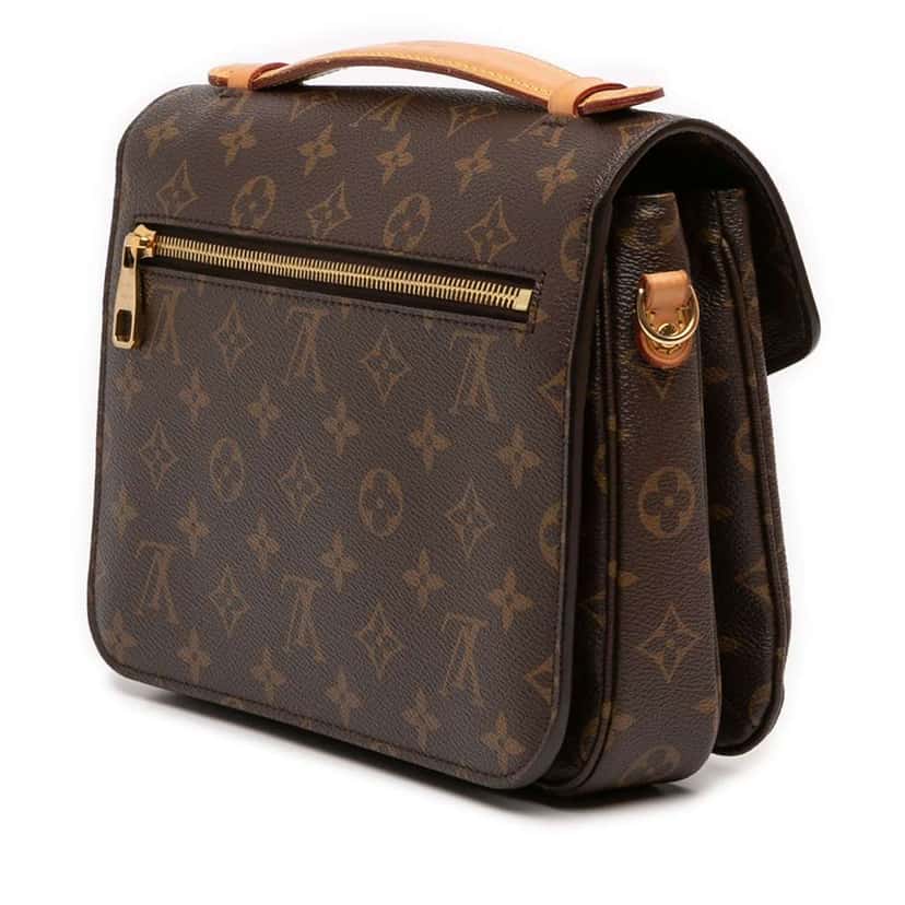 Louis Vuitton Monogram Pochette Metis Brown Good condition - Back View