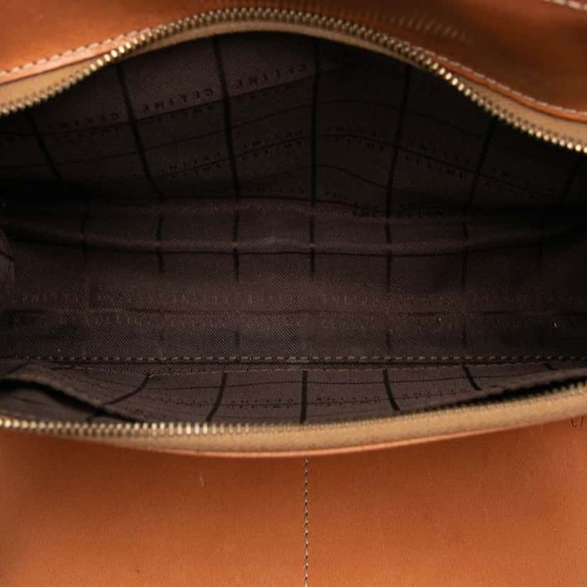 Celine Macadam Coated Canvas Crossbody Brown Canvas Very good condition - Model View