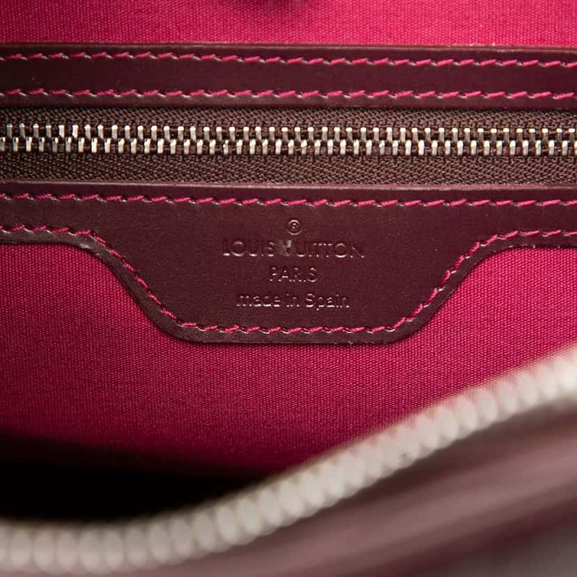 Louis Vuitton Monogram Mat Stockton Red Leather Very good condition - Box View