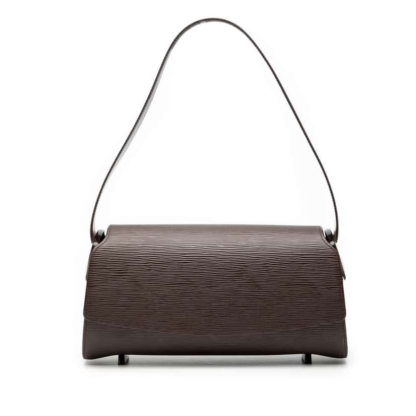 Louis Vuitton Epi Nocturne PM Brown Leather Good condition - Front View