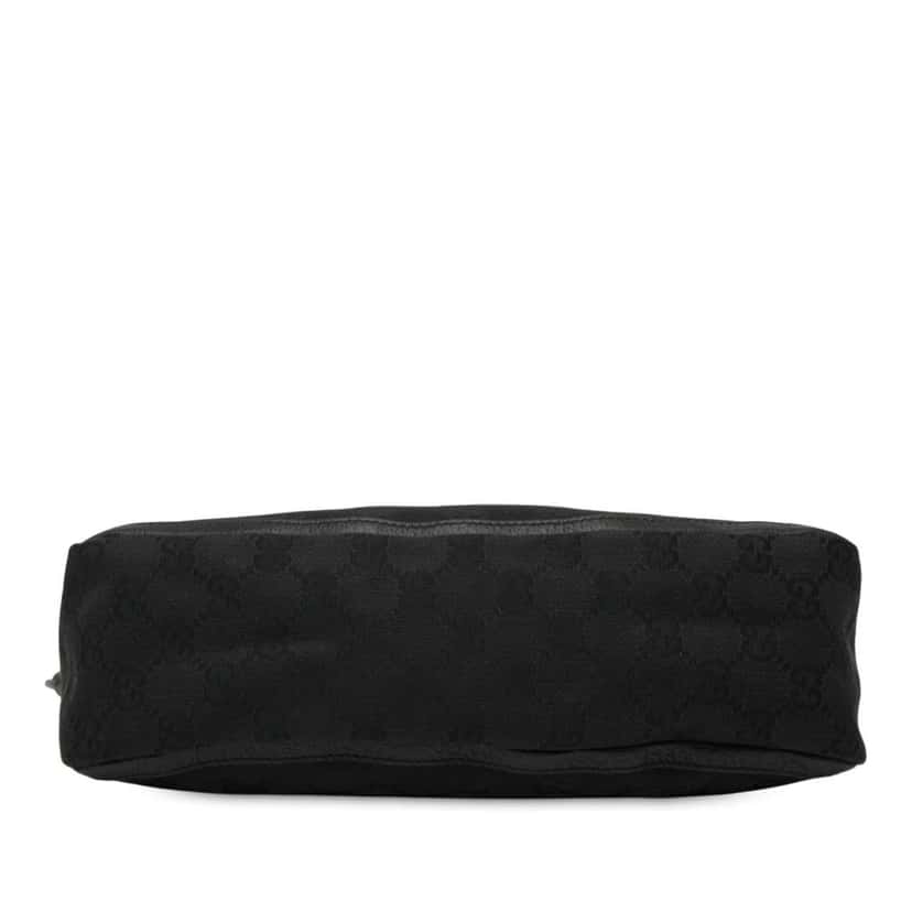 Gucci GG Canvas Abbey D Ring Pochette Black Canvas Good condition - Inside View