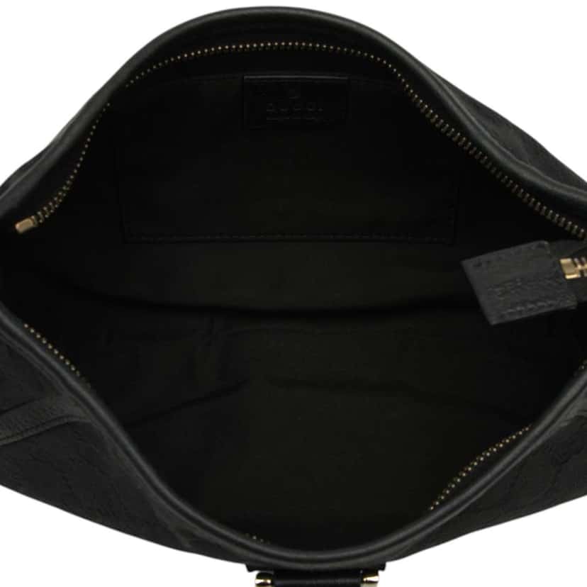 Gucci GG Canvas Abbey D Ring Pochette Black Canvas Good condition - Model View