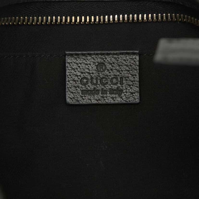 Gucci GG Canvas Abbey D Ring Pochette Black Canvas Good condition - Box View