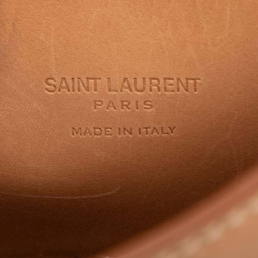 Saint Laurent Small Leather Kaia Crossbody Brown Leather Very good condition - Box View