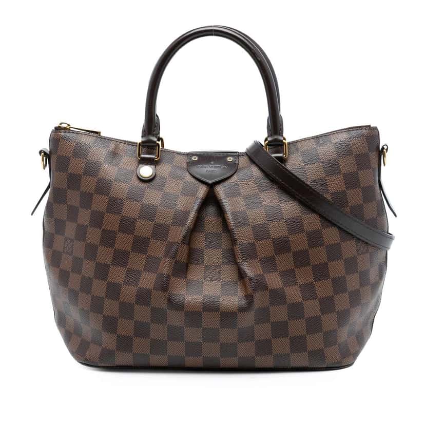 Louis Vuitton Damier Ebene Siena MM Brown Good condition - Front View