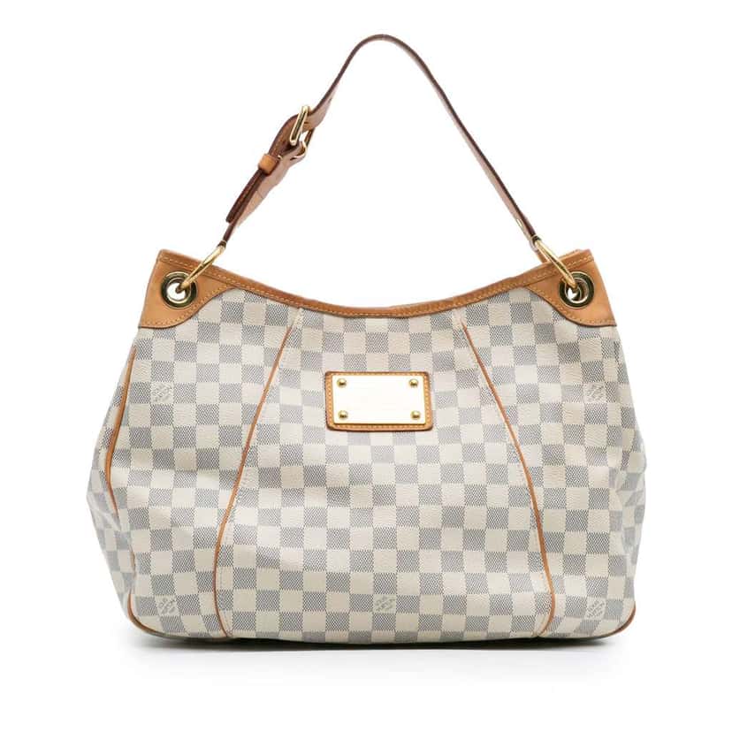 Louis Vuitton Damier Azur Galliera PM White Good condition - Front View