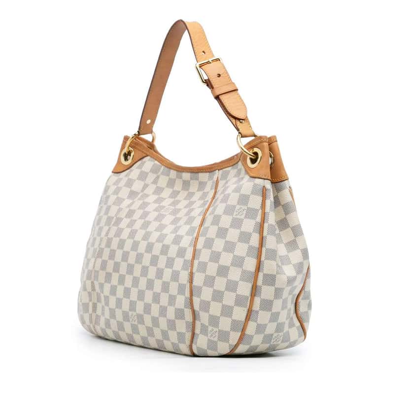 Louis Vuitton Damier Azur Galliera PM White Good condition - Back View