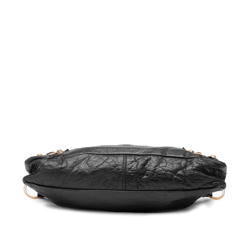 Balenciaga Lambskin Motocross Giant 12 First Satchel Black Leather Good condition - Inside View