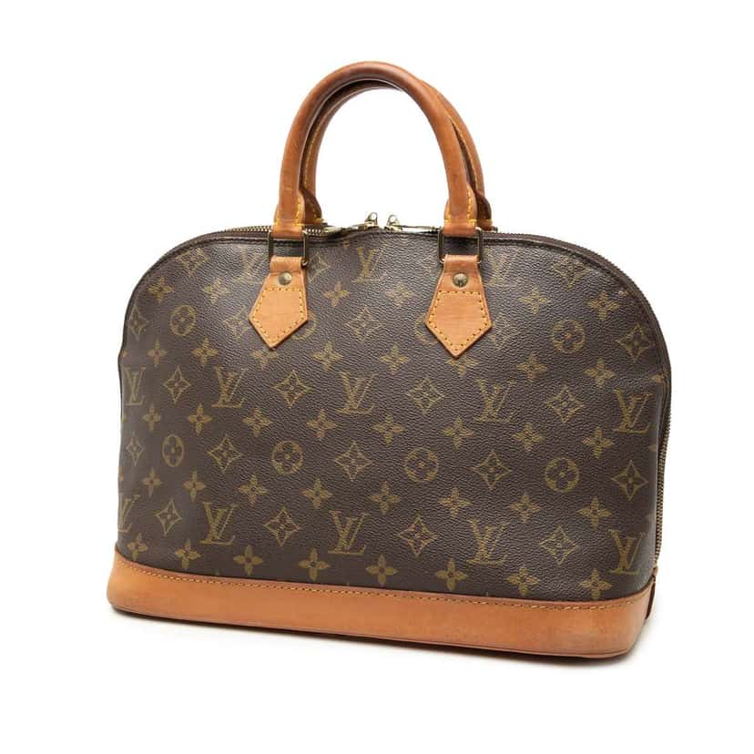 Louis Vuitton Monogram Alma PM Brown Very good condition - Back View