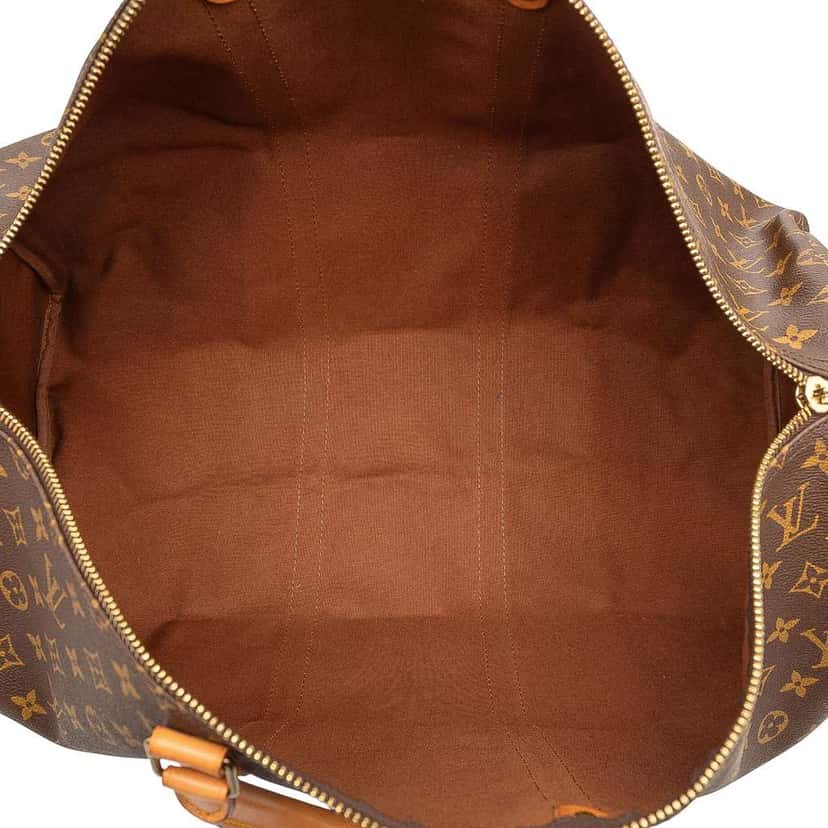 Louis Vuitton Monogram Keepall 55 Brown Good condition - Model View