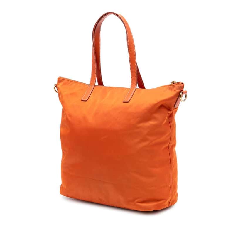 Prada Tessuto Satchel Orange Good condition - Back View