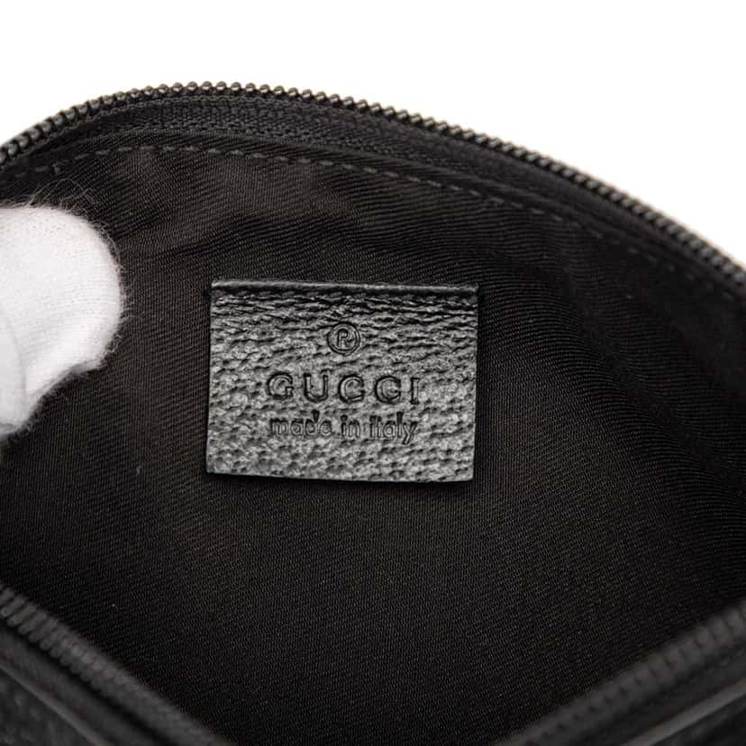 Gucci GG Canvas Shoulder Bag Black Canvas Good condition - Box View