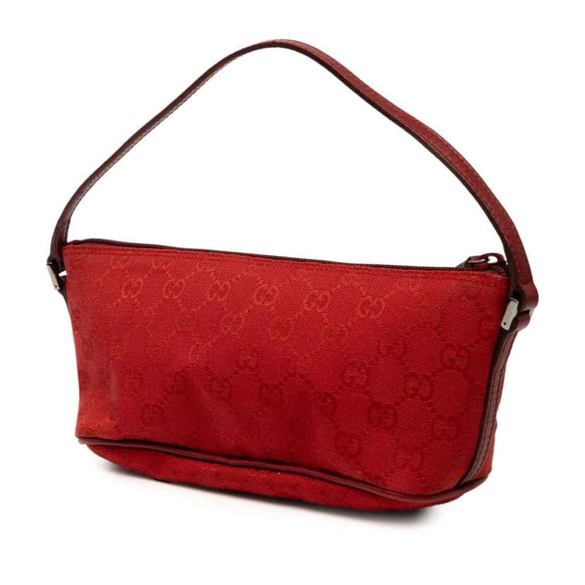 Gucci GG Canvas Boat Red Canvas Good condition - Back View