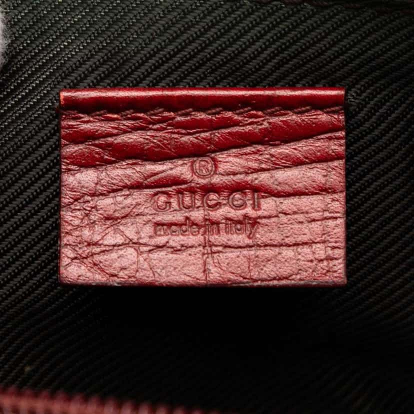 Gucci GG Canvas Boat Red Canvas Good condition - Box View