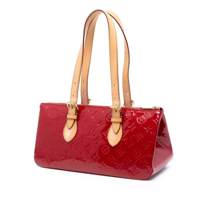 Louis Vuitton Monogram Vernis Rosewood Avenue Red Leather Good condition - Back View