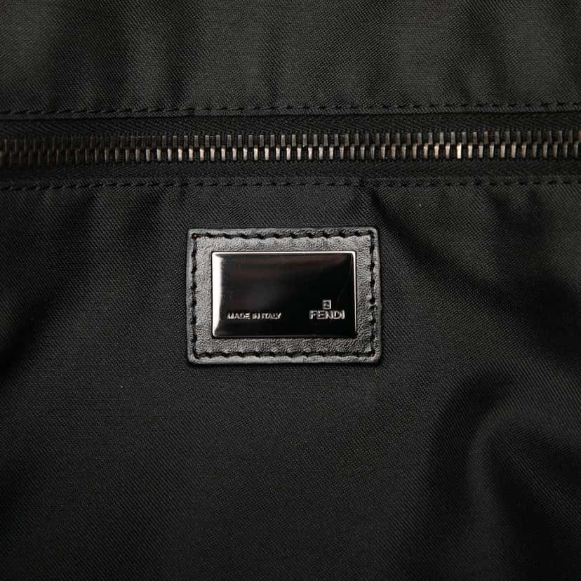 Fendi Zucchino Canvas Business Bag Brown Canvas Good condition - Box View