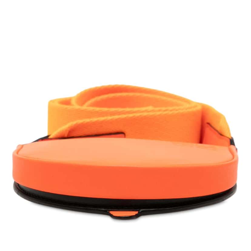 Loewe Small Soft Calfskin Heel Pouch Orange Leather Very good condition - Inside View