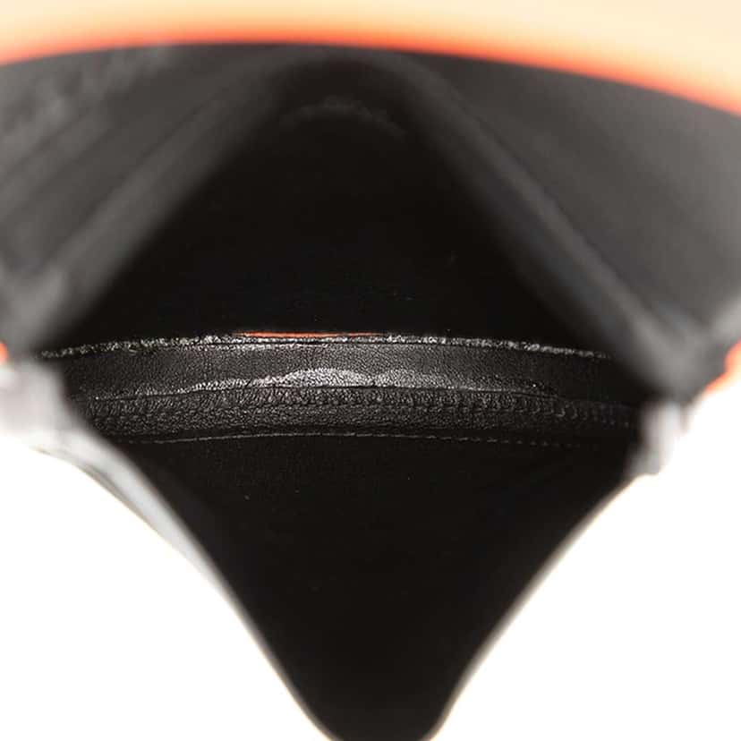 Loewe Small Soft Calfskin Heel Pouch Orange Leather Very good condition - Model View