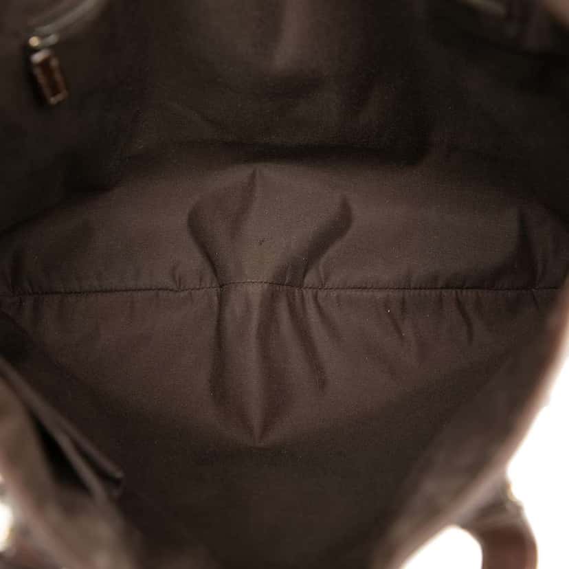 Gucci GG Canvas Abbey D Ring Convertible Satchel Brown Canvas Good condition - Model View