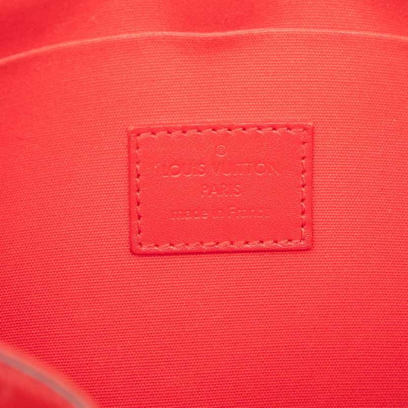 Louis Vuitton Monogram Vernis Pochette Felicie Red Leather Good condition - Box View