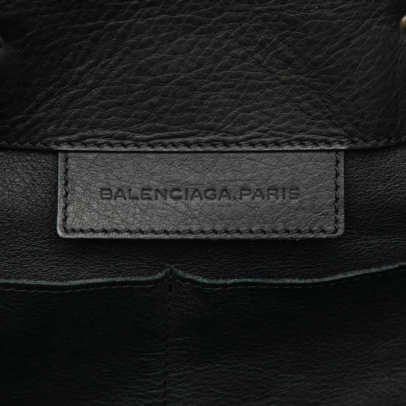 Balenciaga Leather Papier A4 Zip Around Tote Black Leather Good condition - Box View
