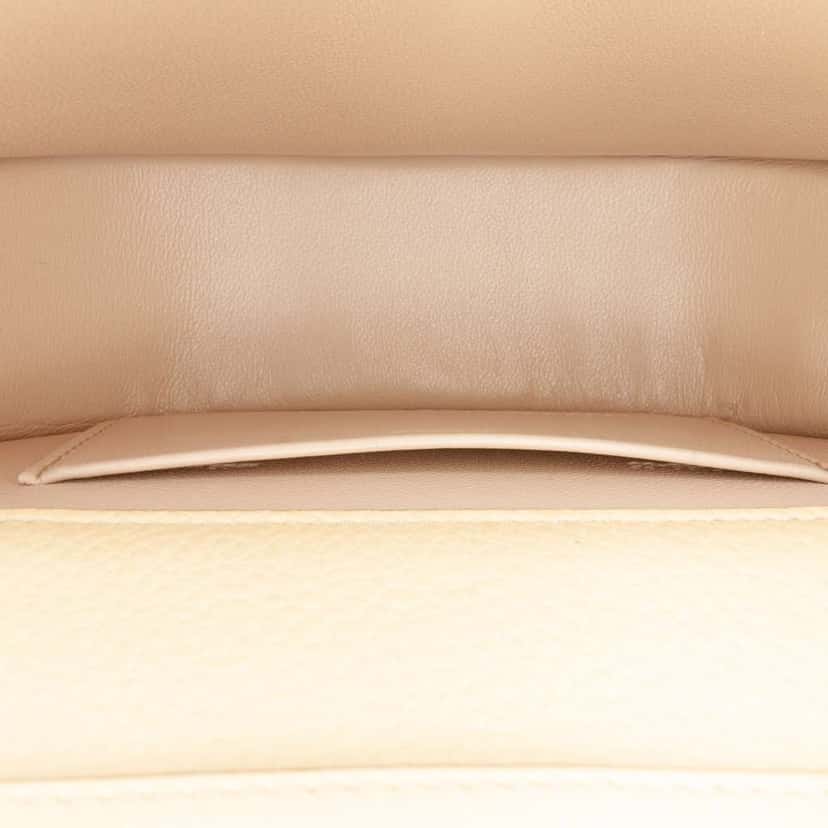 Chloé Leather Nile Bracelet Minaudiere Brown Leather Good condition - Model View