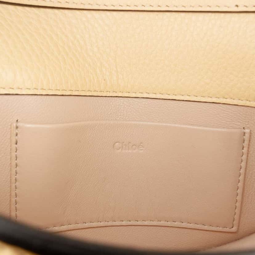 Chloé Leather Nile Bracelet Minaudiere Brown Leather Good condition - Box View