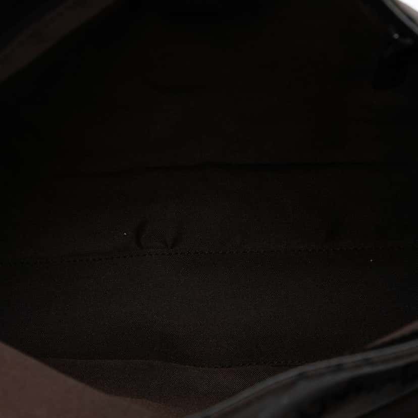 Gucci GG Nylon Double Pocket Crossbody Brown Good condition - Model View