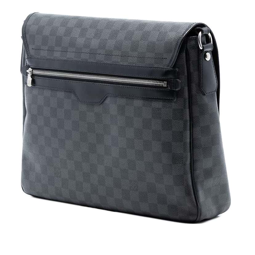 Louis Vuitton Damier Graphite Daniel GM Black Good condition - Back View