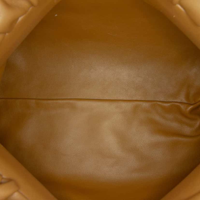 Bottega Veneta Lambskin Chain Pouch Brown Leather Very good condition - Model View