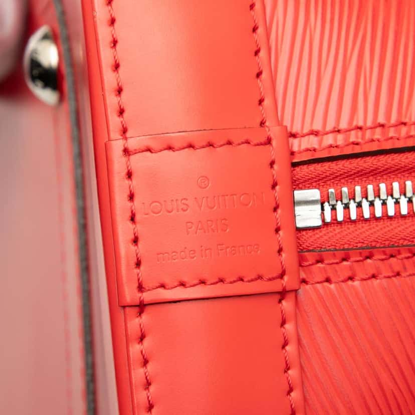 Louis Vuitton Epi Alma PM Red Leather Very good condition - Box View