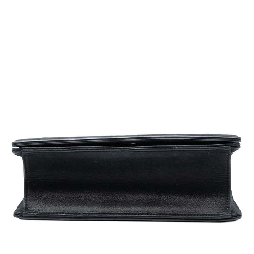 Dior Small Lambskin Diorama Flap Black Leather Good condition - Inside View