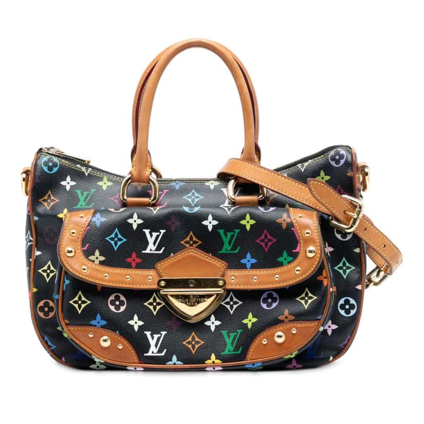 Louis Vuitton Monogram Multicolore Rita Black Good condition - Front View