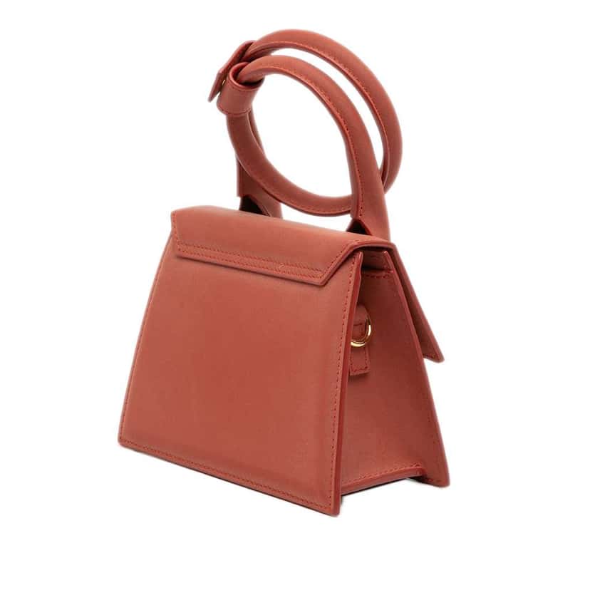 Jacquemus Nubuck Le Chiquito Noeud Red Leather Good condition - Back View