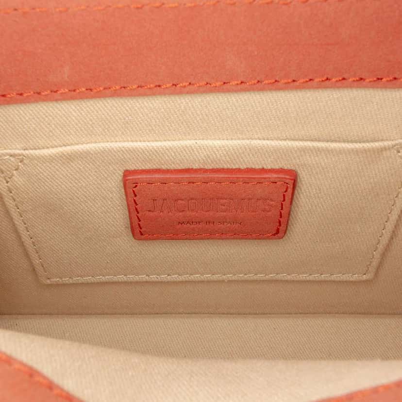 Jacquemus Nubuck Le Chiquito Noeud Red Leather Good condition - Box View