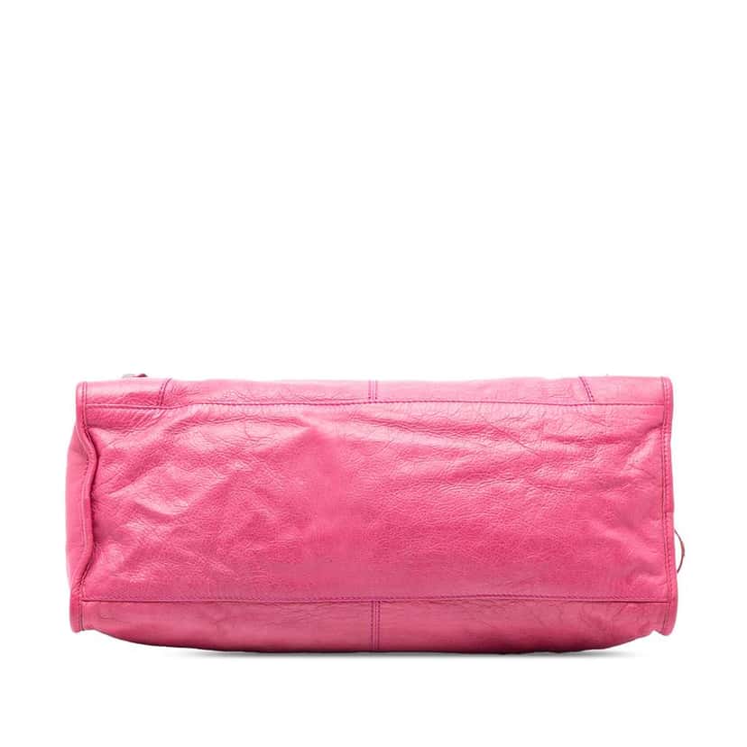 Balenciaga Lambskin Motocross Giant 21 Part Time Satchel Pink Leather Good condition - Inside View